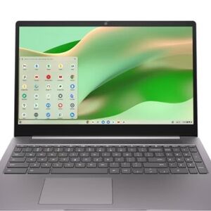 HP Chromebook 15.6" Laptop - Silver and Green